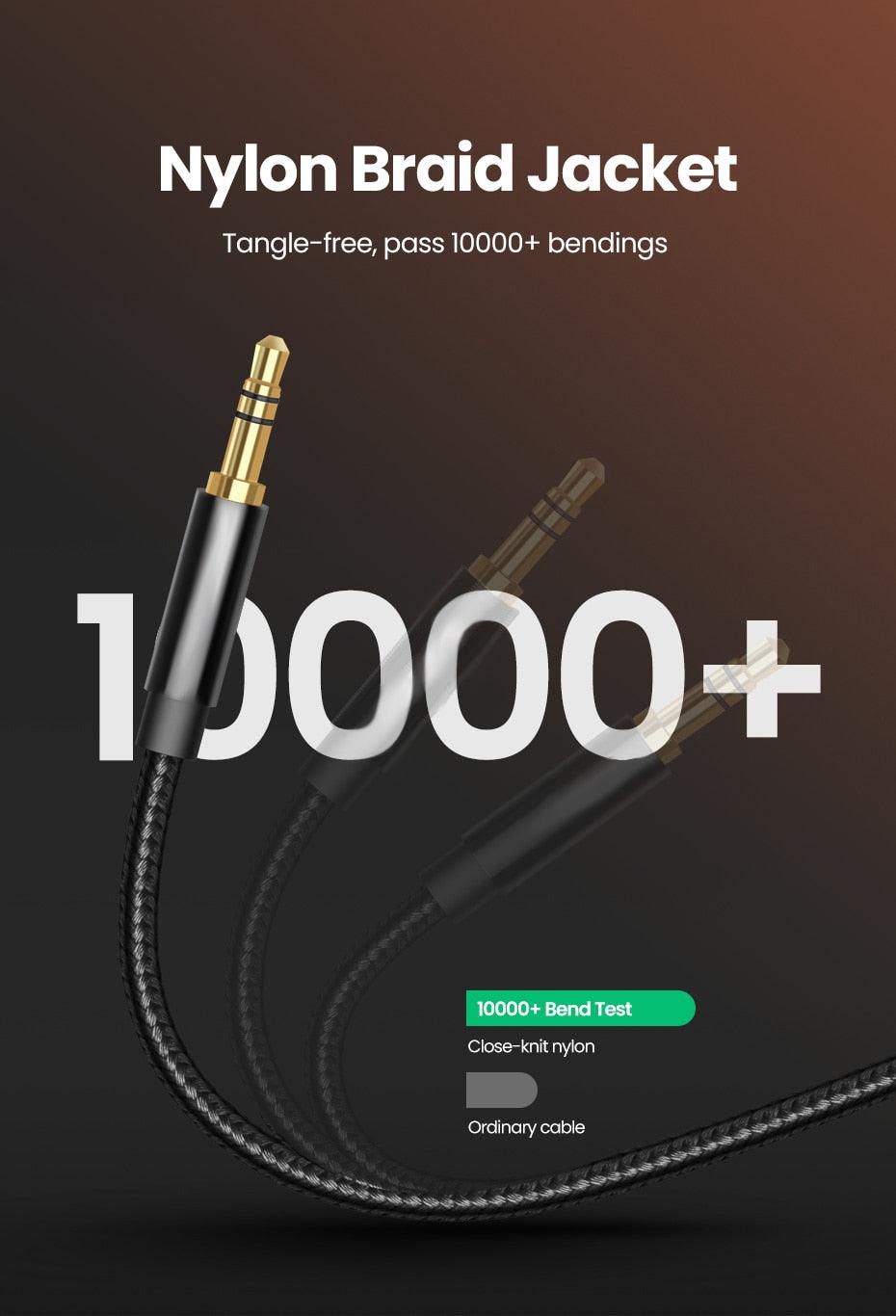 HiFi 3.5mm Elegant Audio Cable 3.5 MM Jack Speaker Cable For JBL Headphones Car