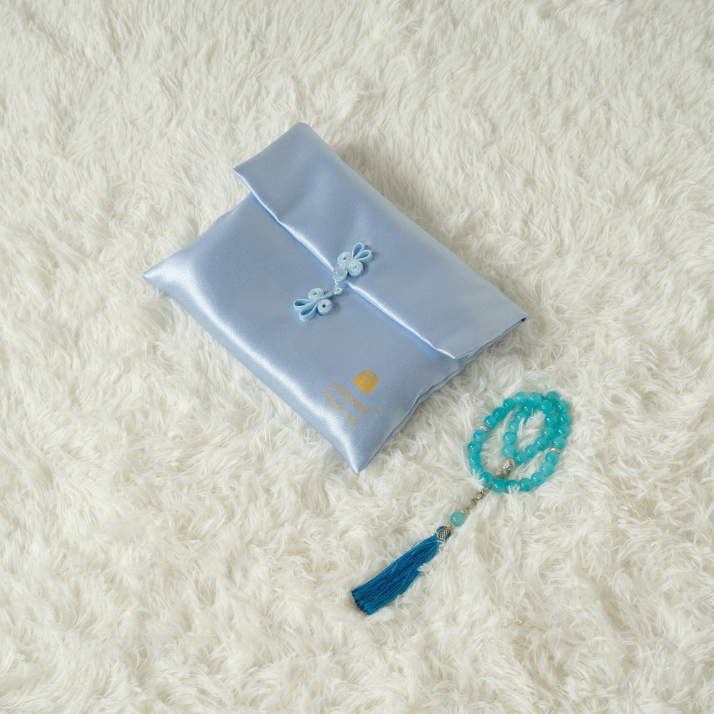High-End Eco-Friendly New Luxury Prayer Mat and Tasbeeh Set(MR067)