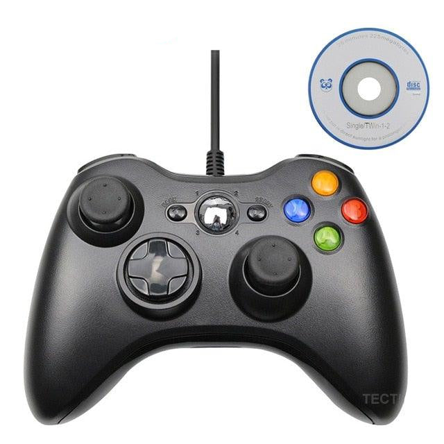 High Quality Black USB Wired Joystick Vibration Gamepad Controller Compatible With PC Monitor Laptop Smart TV