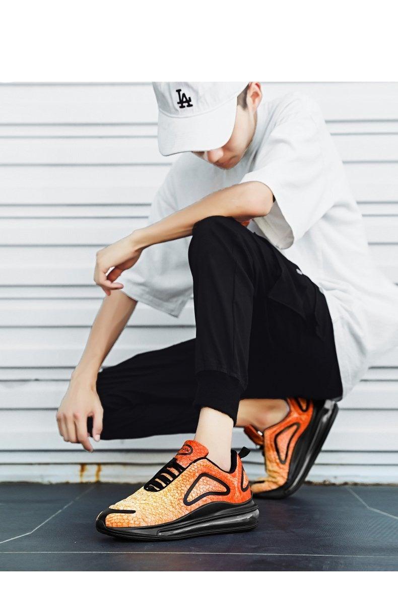 High Quality Fashion Men's Sneakers Air Mesh Casual Sneakers Comfortable Mixed Colors Sneakers Luxury Non Slip Tennis Sport Athletic Walking Fashion Sneakers