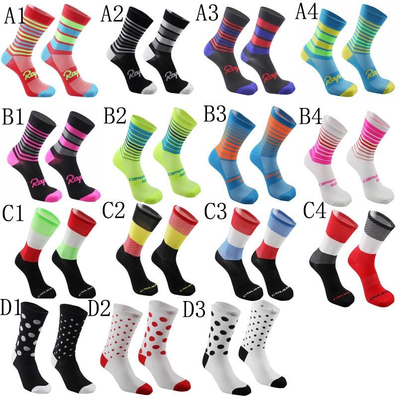 High quality Pro Team Cycling Socks Bike Socks Breathable Road Bicycle Socks Outdoor Sports Racing Socks For Men And Women