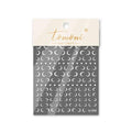 High Quality Ultra-Thin Adhesive Black And White Crescent Moon Nail Art Stickers DIY Manicure Water Transfer Nail Decals Sticker For Pretty Girl Self-Adhesive Nail Decals Designer Nail Stickers for Acrylic Decal Decoration