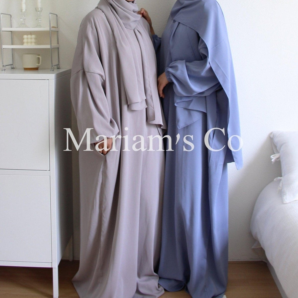 Hijab Attached Hooded Abaya With Pockets (MA0011)