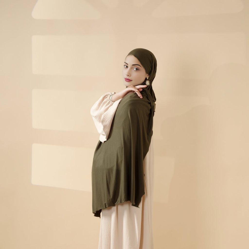 Perfect Hijab for Eid: Premium Modal Jersey Long Scarf – Soft, Breathable & Elegant (MH105)