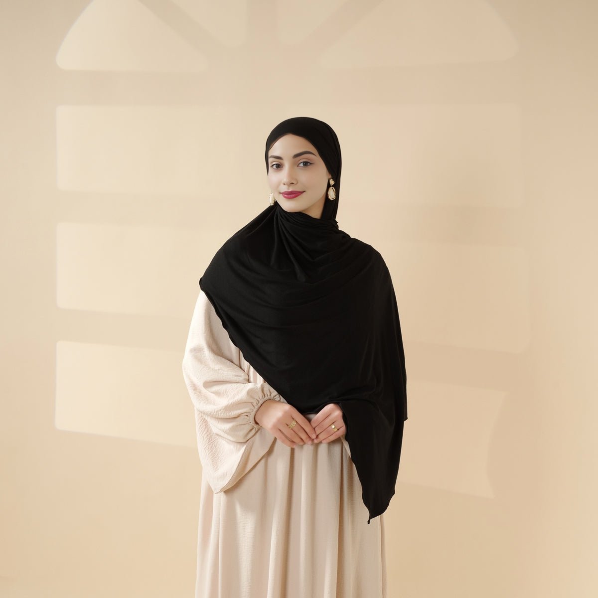 Perfect Hijab for Eid: Premium Modal Jersey Long Scarf – Soft, Breathable & Elegant (MH105)