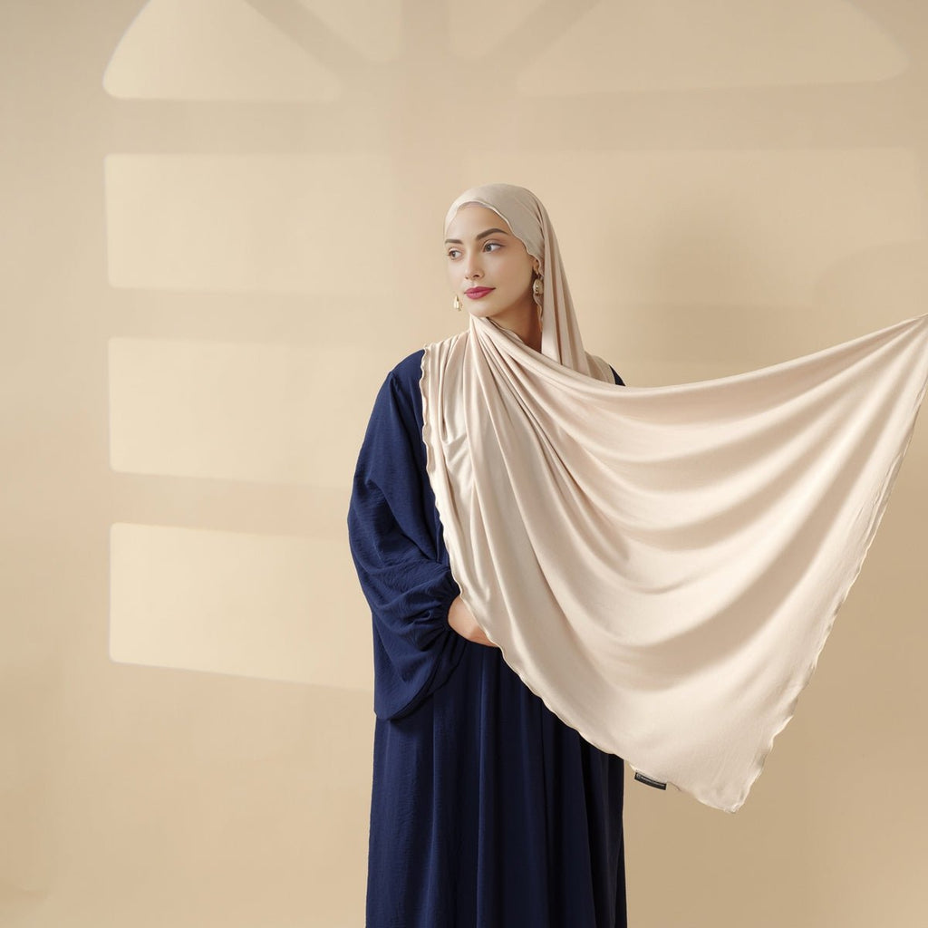 Perfect Hijab for Eid: Premium Modal Jersey Long Scarf – Soft, Breathable & Elegant (MH105)
