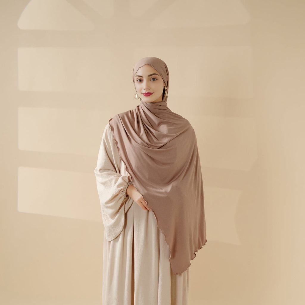 Perfect Hijab for Eid: Premium Modal Jersey Long Scarf – Soft, Breathable & Elegant (MH105)