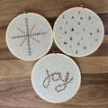 Holiday Joy, Forest & Snowflake Embroidery Pattern