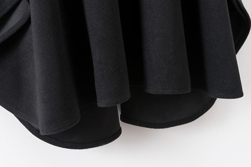 Hooded Cape Coat(MS208)