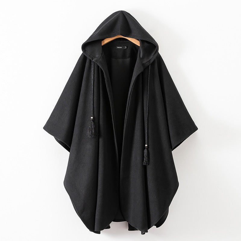 Hooded Cape Coat(MS208)
