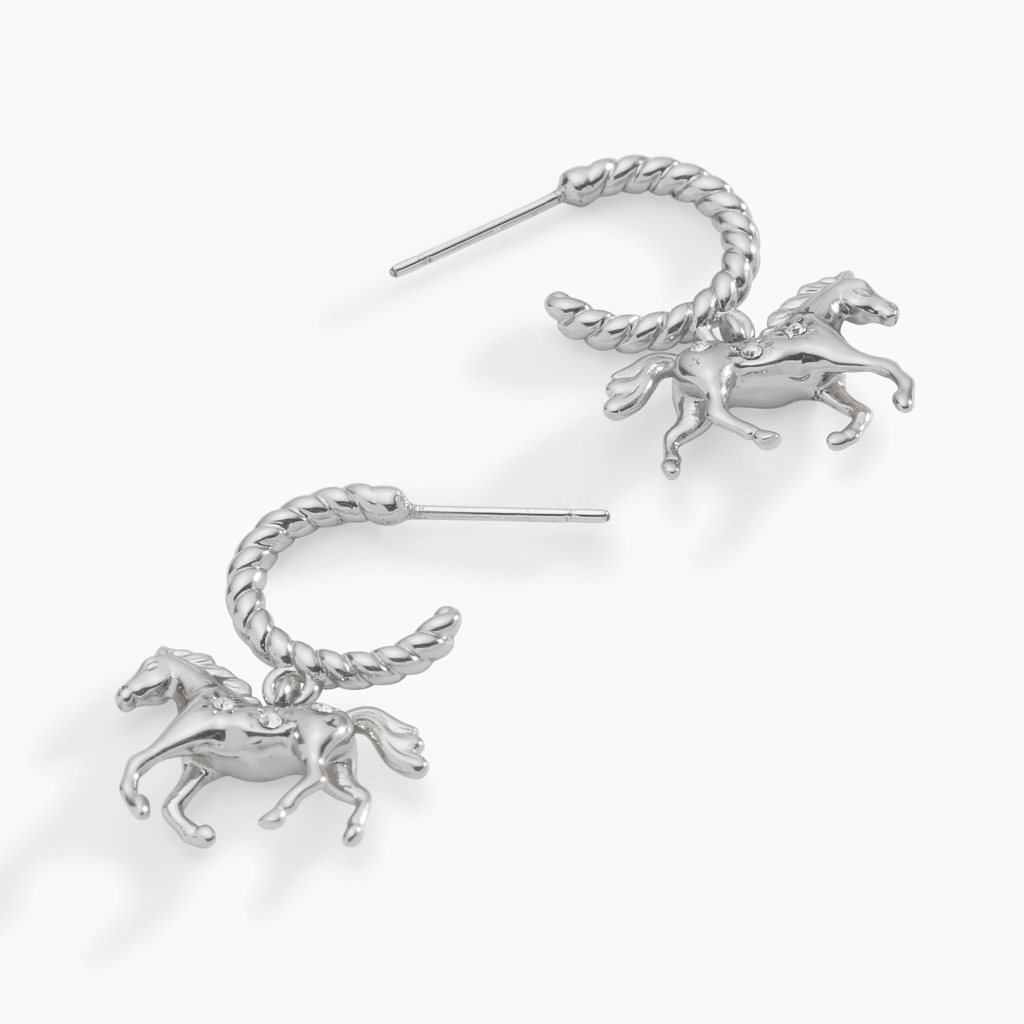 Horse Girl Huggie Hoop Earrings