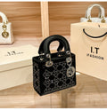 Hot diamond heavy industry high-end satin Princess Diana bag（MAC220）