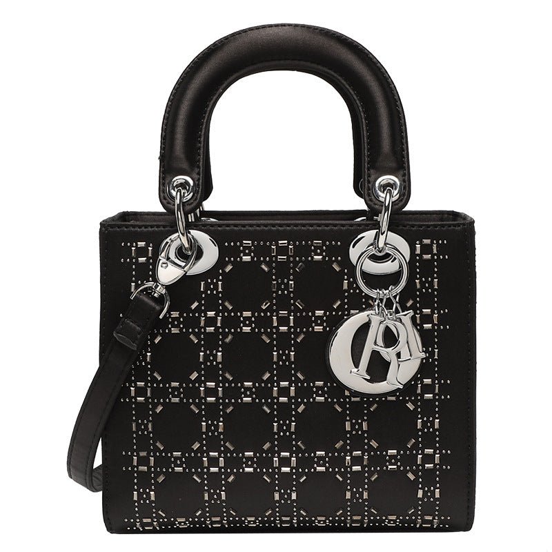 Hot diamond heavy industry high-end satin Princess Diana bag（MAC220）