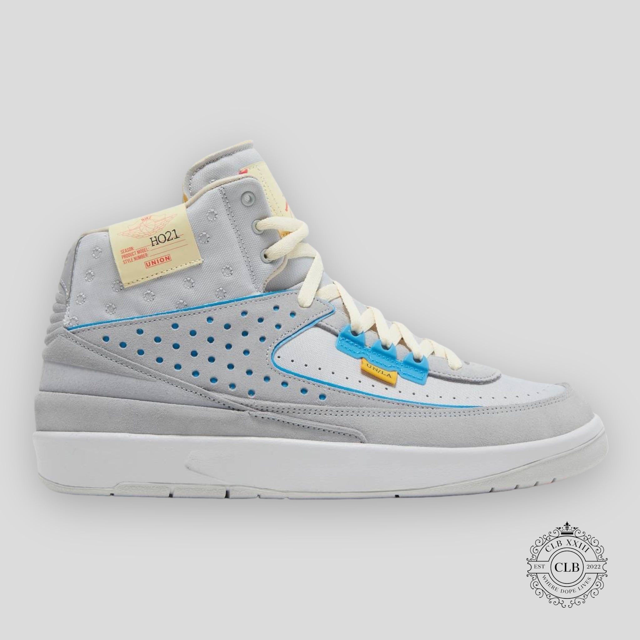AIR JORDAN 2 RETRO X UNION LA "GREY FOG"