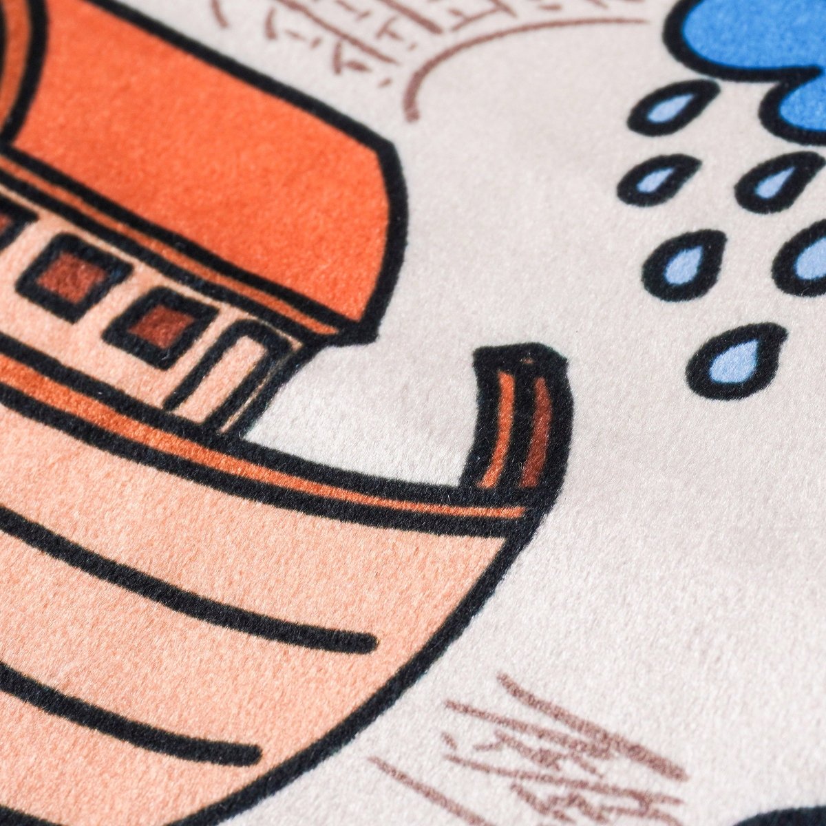 Interactive Kids Prayer Mat | Islamic Illustrated Prayer Mat For Muslim Kids (MR084)