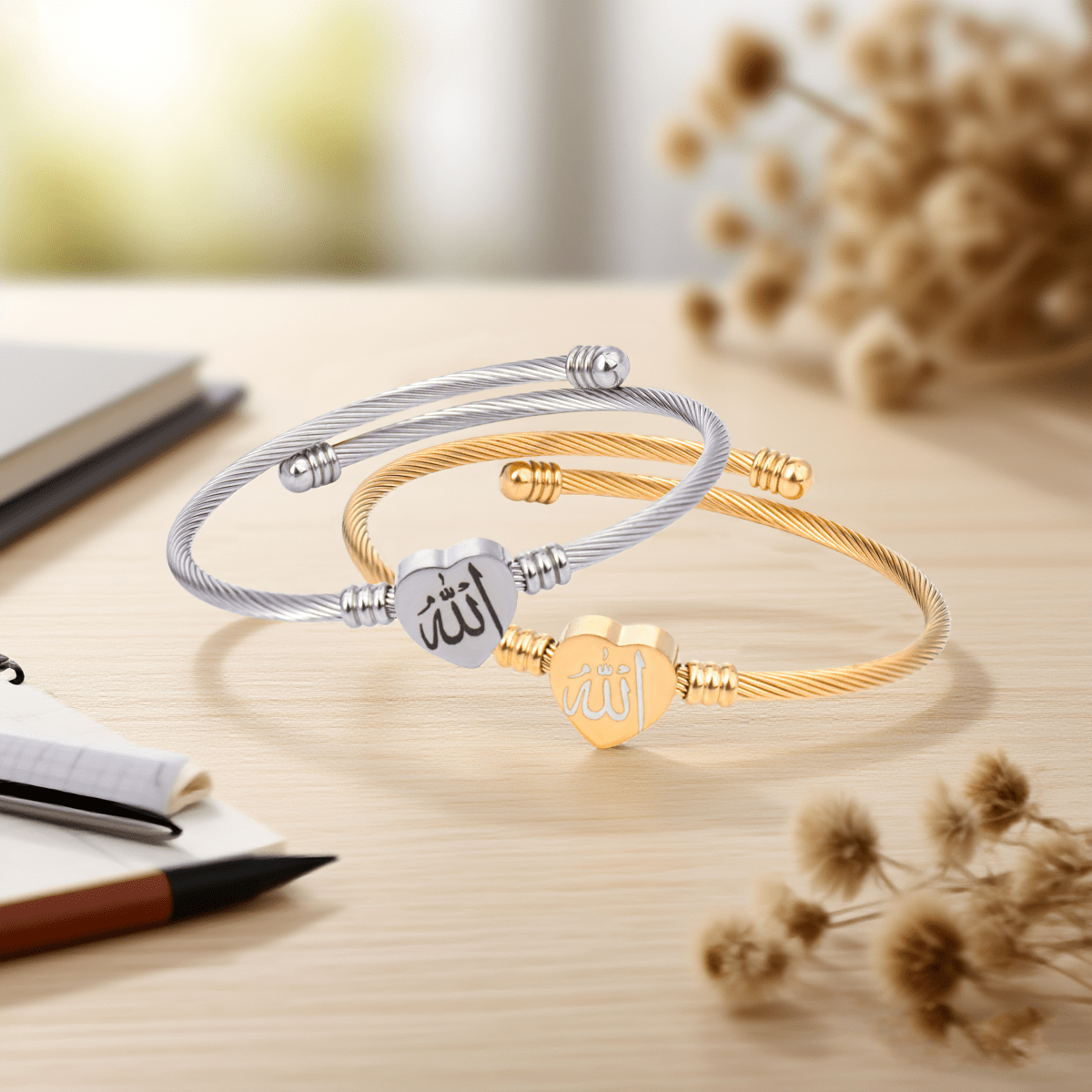 Islamic Allah Heart Bracelet Bracelet (MAC245)