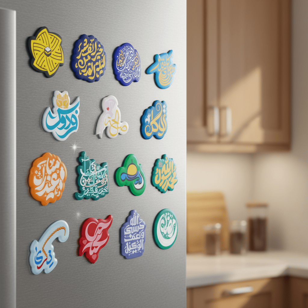 Islamic Design Souvenir Refrigerator Magnet Set (MAC328)