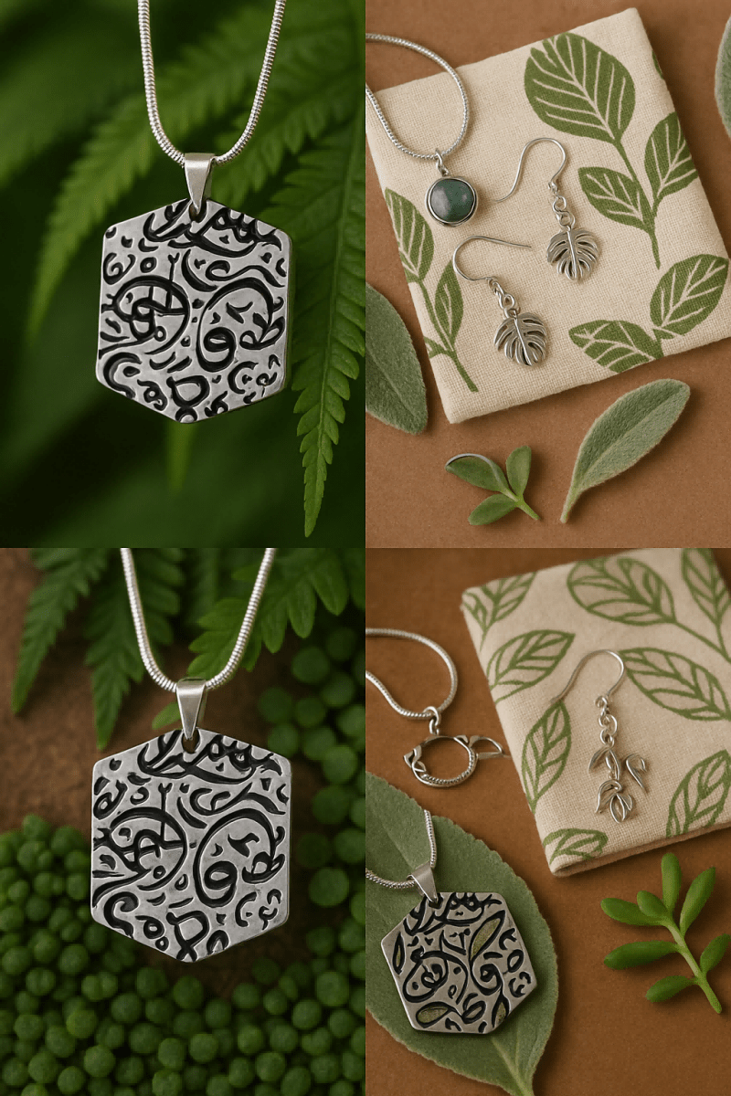 Islamic Geometric Pendants | Islamic Charms Pendants Collection (MAC271)