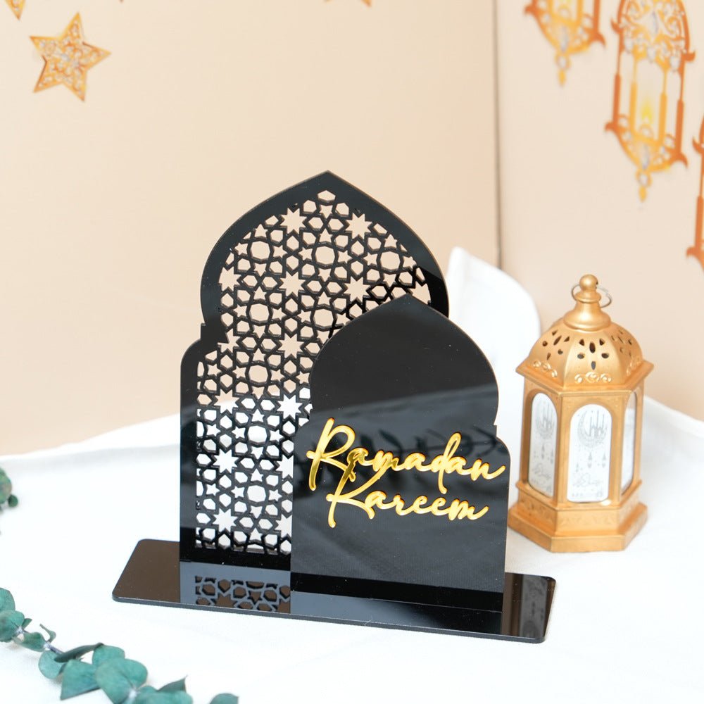 Islamic Hollow Pattern Acrylic Tabletop Decor (MAC404)