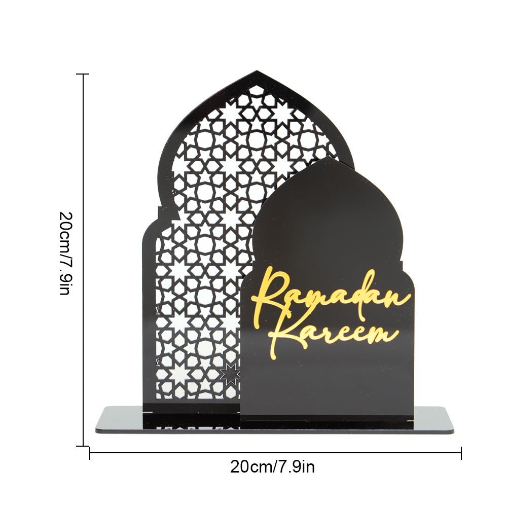 Islamic Hollow Pattern Acrylic Tabletop Decor (MAC404)