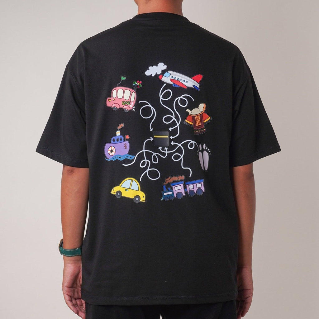 Islamic Style Artistic Design Short Sleeve T-Shirt Collection (MS182)