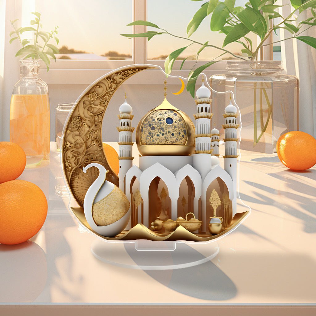Islamic Style Mosque Acrylic Tabletop Decor (MAC386)