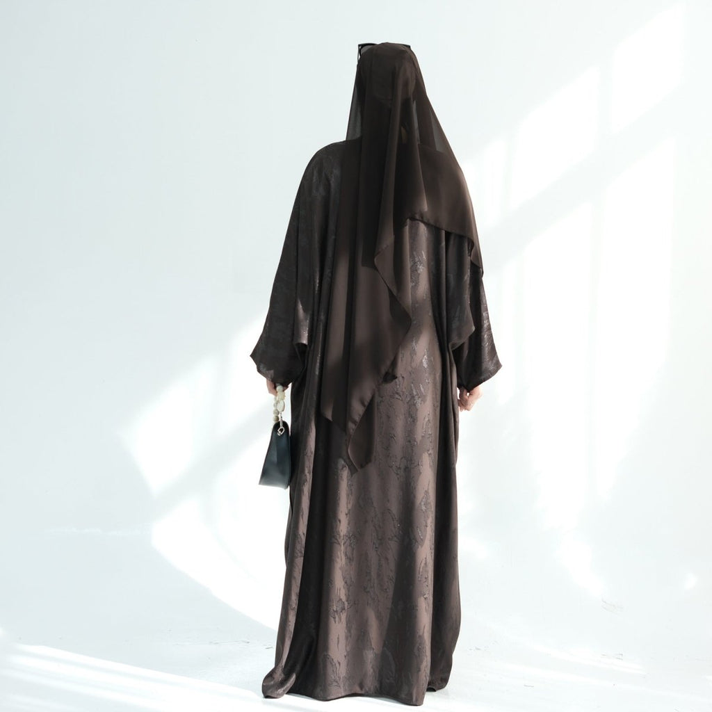 Jacquard Batwing Maxi Abaya(MA447)