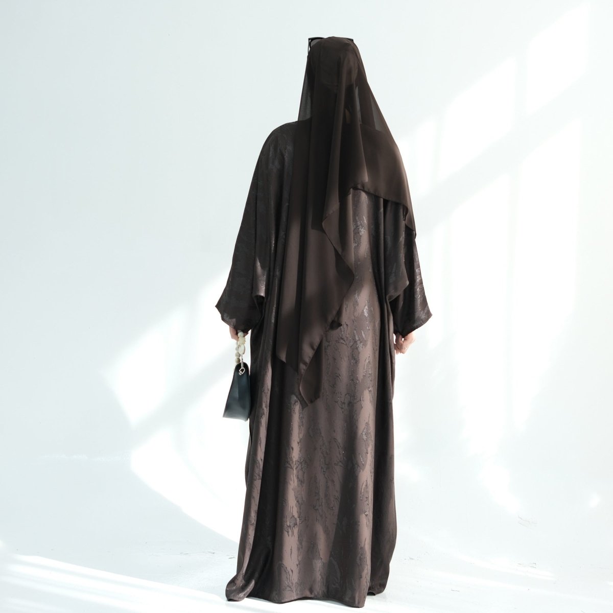 Jacquard Batwing Maxi Abaya(MA447)