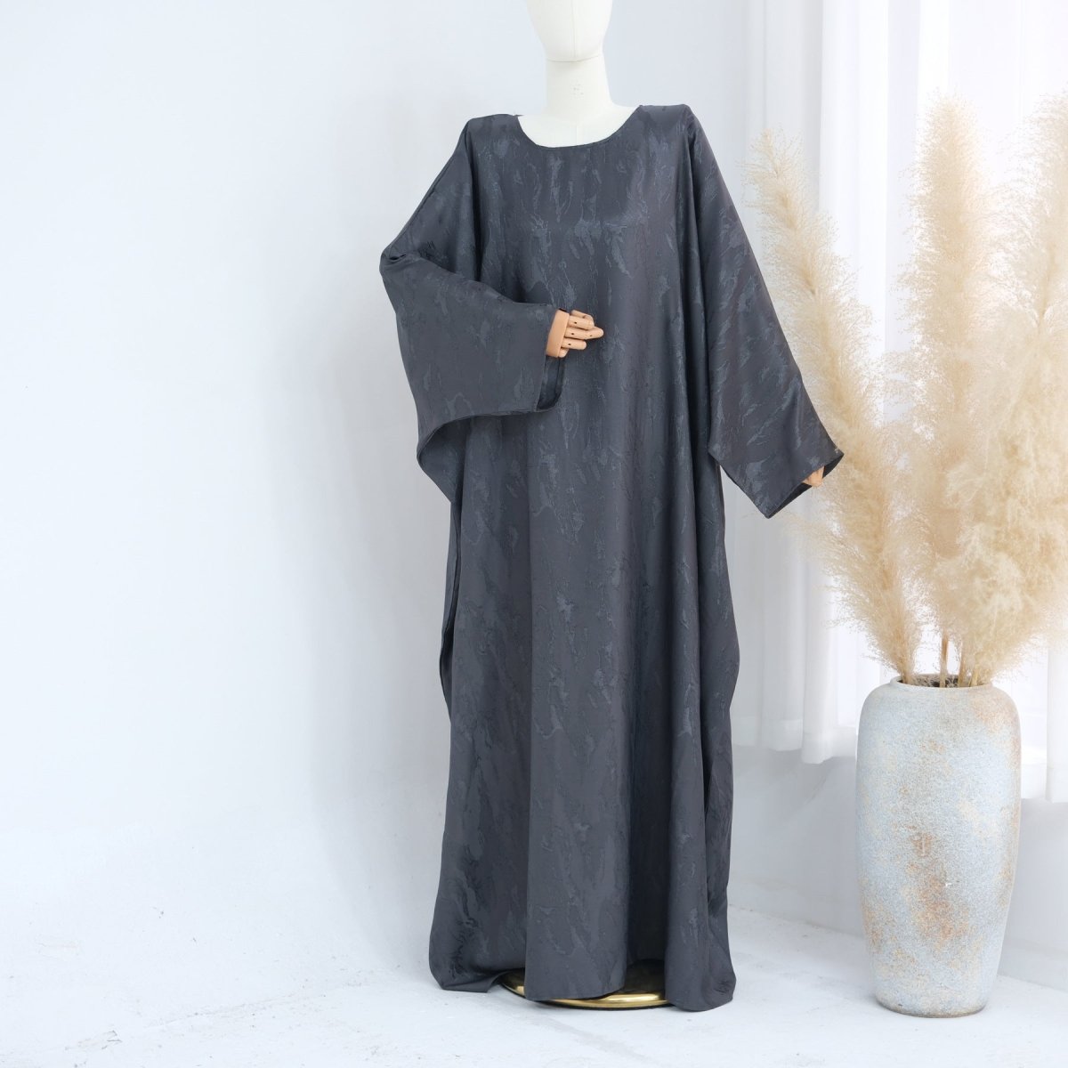 Jacquard Batwing Maxi Abaya(MA447)