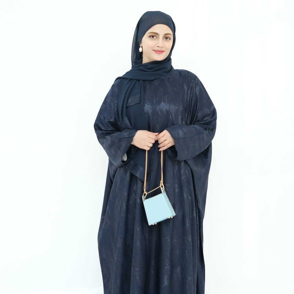 Jacquard Batwing Maxi Abaya(MA447)