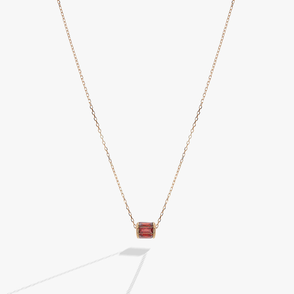 January Birthstone Precious Pendant Necklace
