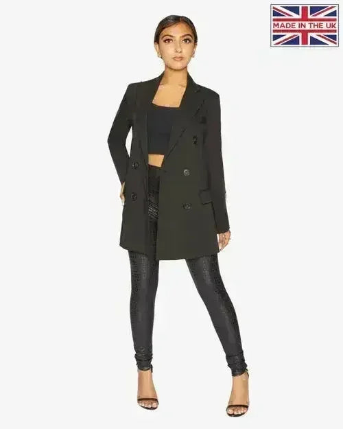Summer Longline Blazer - Versatile UK-Made Jacket | Femstylo
