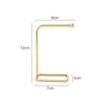 Jewelry Display Holder Metal Earring Storage Rack Jewelry Organizer Holder Earring Necklace Pendants Organizer Display Stand Jewelry Stand Display Necklace Holder Plated Metal Tabletop Jewelry Organizer