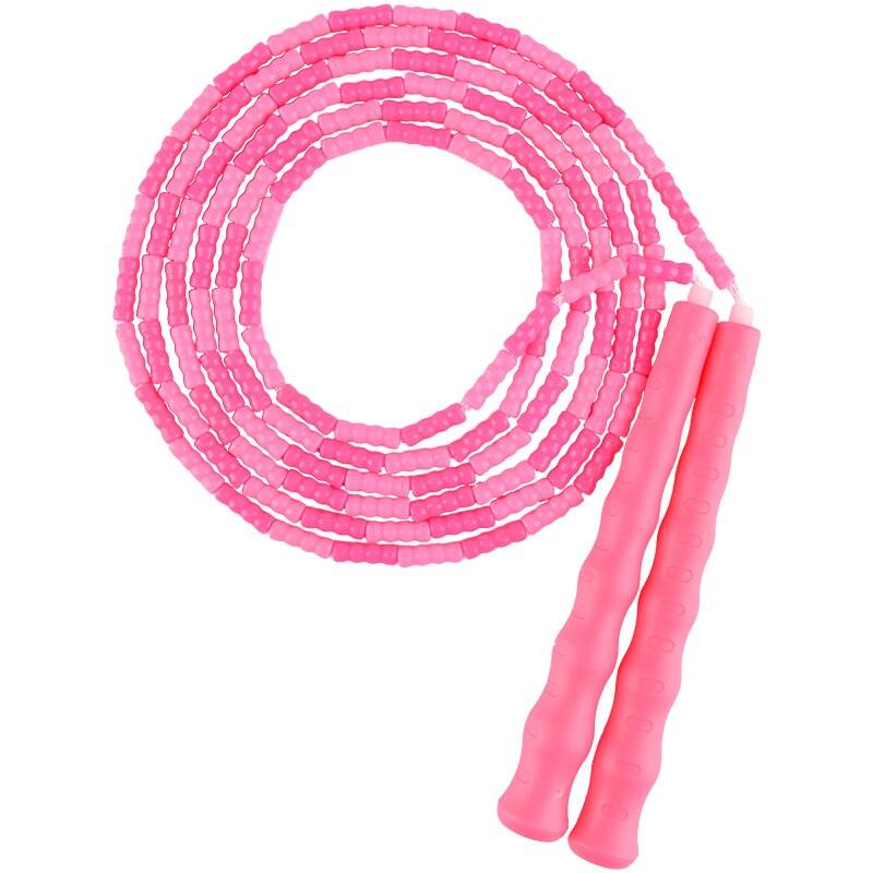 Jump Skipping Rope Beginner Soft Beaded Adjustable Tangles Free Fitness Skipping Rope For Men Women Kids Soft Beaded Skipping Rope Keeping Fit For Training Workout And Weight Loss