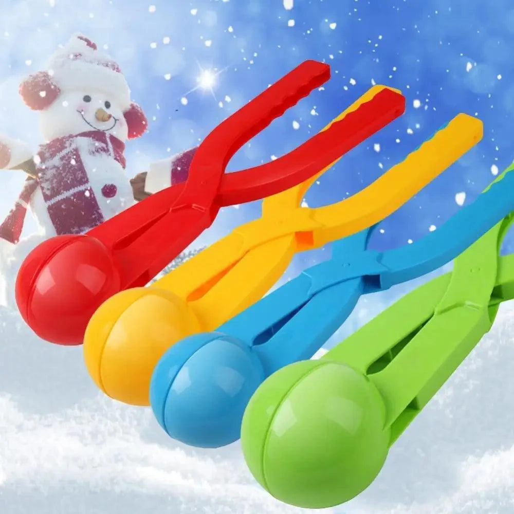 Kids Portable Colorful Outdoor Winter Snowball Maker Children Creative Fun Sports Winter Toy Lightweight Snow Balls Maker