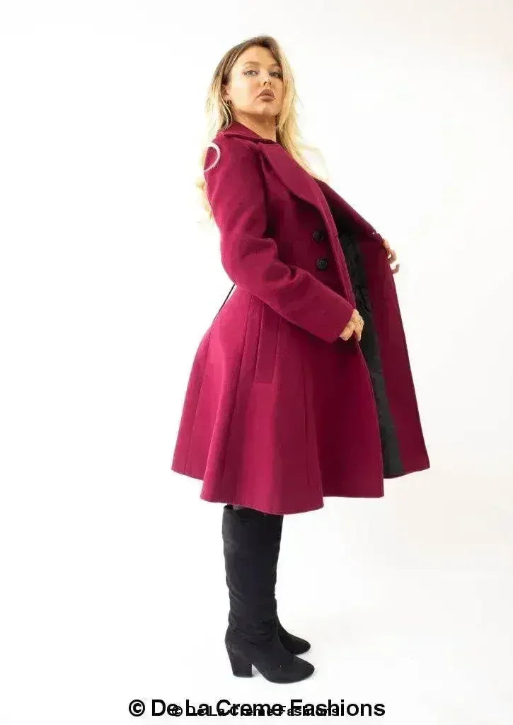Kirsty Slim Fit A-Line Coat
