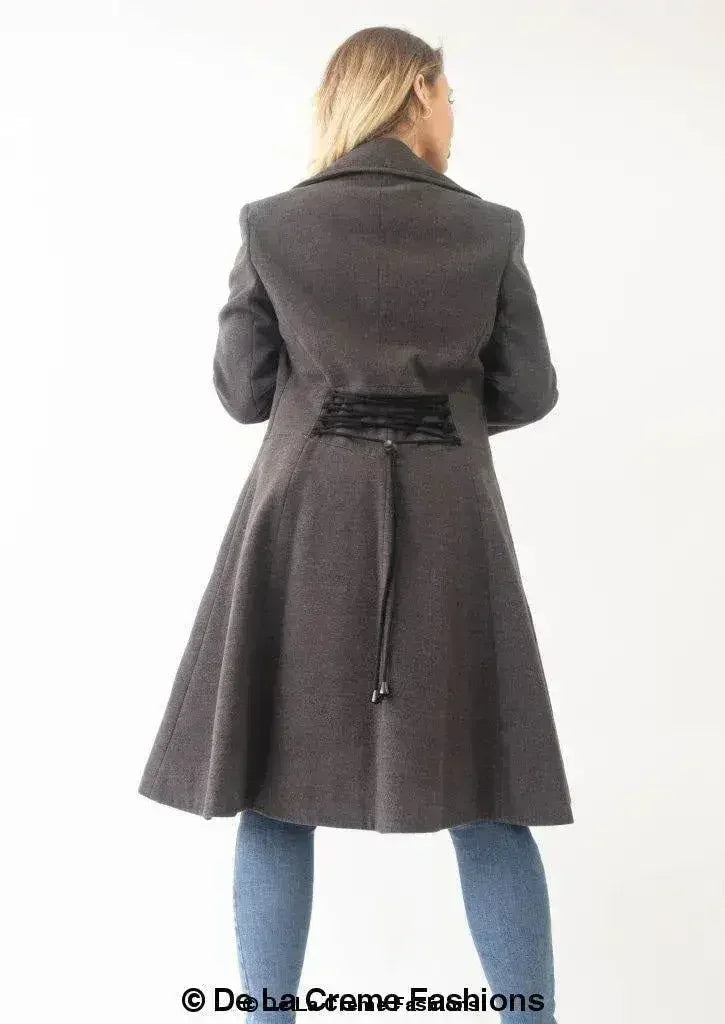 Kirsty Slim Fit A-Line Coat