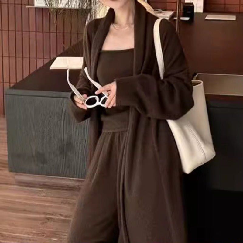 Lazy Style Three-Piece Knit Set(MS165)