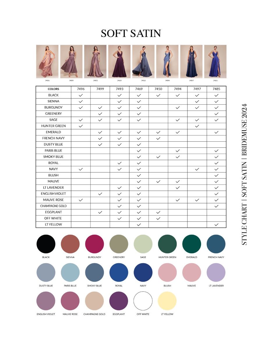 Cinderella Divine 7494 Long Fitted Satin Ruched Dress with Slit