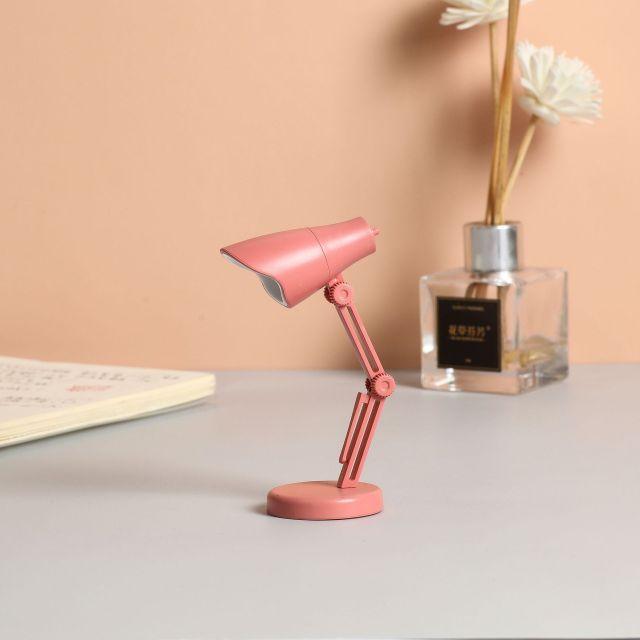 LED Mini Desk Lamp Foldable Magnetic Night Light Bedroom Study Reading Book Lamps With Clip Eye Protection Bedside Lights Decorative Table Lamp Cute Study Lamps for Bedroom Décor
