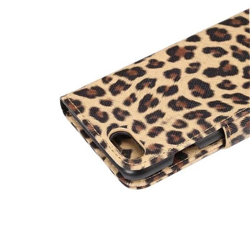 Leopard Print PU Leather Flip Cover Wallet Kickstand Feature with Card Slots Holder Magnetic Clasp Case For iPhone 14 13 12 11 Pro Max Mini 8 Plus 7 X XS XR SE Leather Leopard Flip Cover Luxury Wallet Phone Case