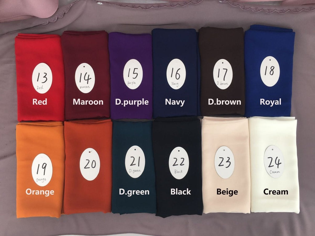 Lightweight Breathable Soft Minimalist Hijab (MH191)