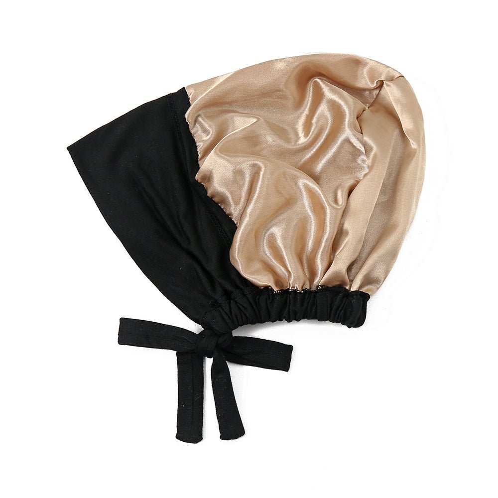 Lightweight Double Layered Satin-lined Undercap for Hijab - Comfortable and Breathable (MH023)