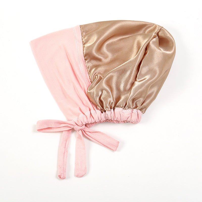 Lightweight Double Layered Satin-lined Undercap for Hijab - Comfortable and Breathable (MH023)