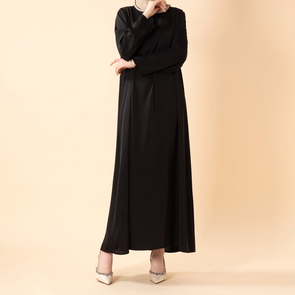 Long Sleeve Satin Inner Dress (MA061)