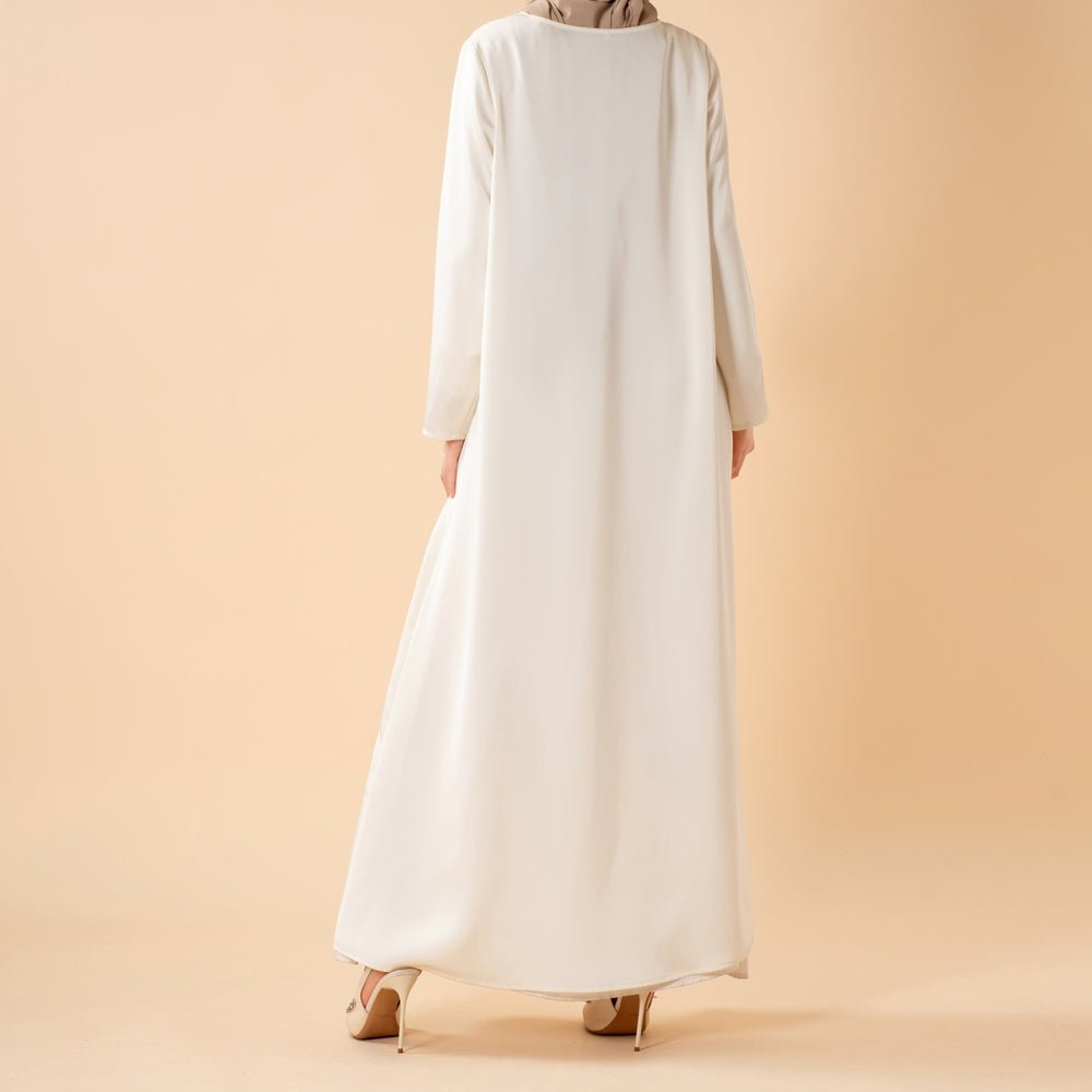 Long Sleeve Satin Inner Dress (MA061)
