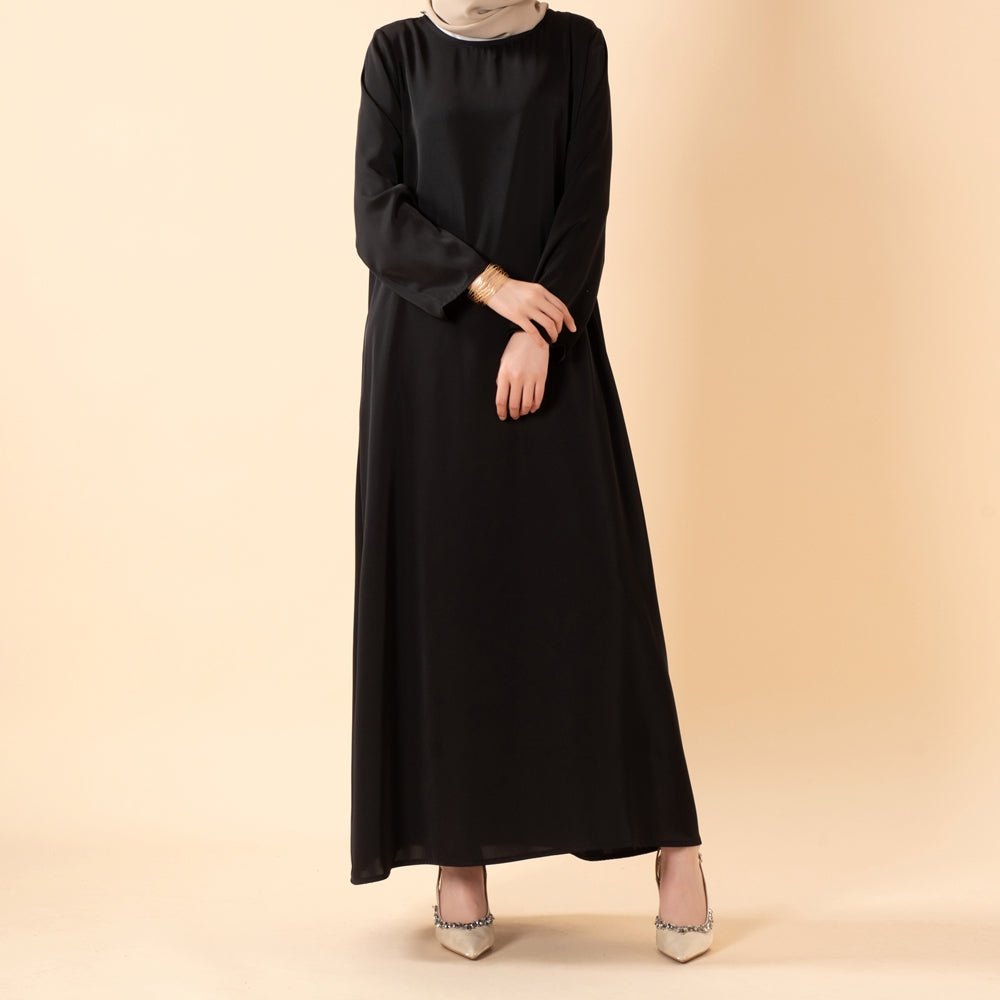 Long Sleeve Satin Inner Dress (MA061)