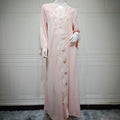 loral Appliqué Open Abaya (MOA286)