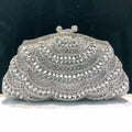 Luminous Artistry Clutch Hand-Set Crystal Embellished Metal Frame Evening Bag (MAC273)
