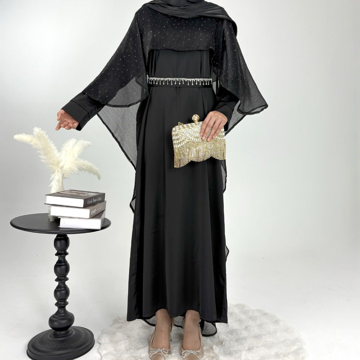 Luminous Modest Robe Collection | Elegant Cloak Suit Dresses (MA252)
